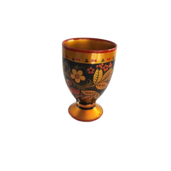 Russian Lacquerware Khokhloma Paper Napkin Holder - Picture 3 of 9